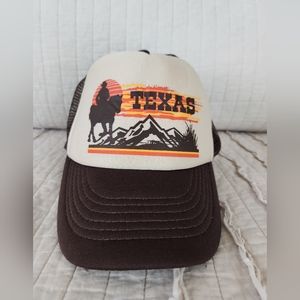 Trucker Baseball Hat State of Texas, Cowboy